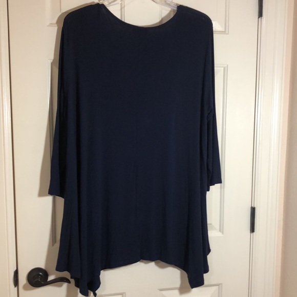 Larace navy blue tunic size 4X - Picture 1 of 6